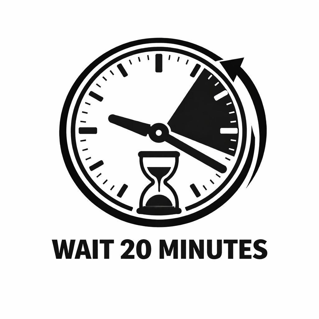 Allow development time of 20 minutes